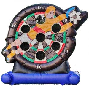 Location cible football gonflable géante